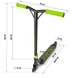 SOKE PRO Neon Green freestylová koloběžka