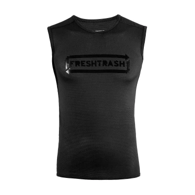Fresh Trash Men's Convert Jersey No Sleeve True Black pánsky cyklodres