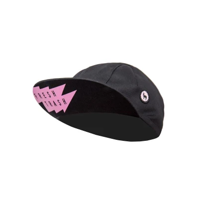 Fresh Trash FT MEN[39]S CYCLING CAP LARGE FLAT TRUE BLACK cyklistická kšiltovka
