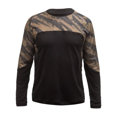 Fresh Trash FT MEN'S ESCAPE MERINO LONG SLEEVE TEE BLACK/BRUSH pánské tričko Fresh Trash FT MEN'S ESCAPE MERINO LONG SLEEVE TEE BLACK/BRUSH pánské tričko