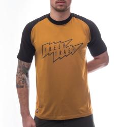 Fresh Trash Men[39]s Horizon Short Sleeve Tee Golden/black pánské tričko