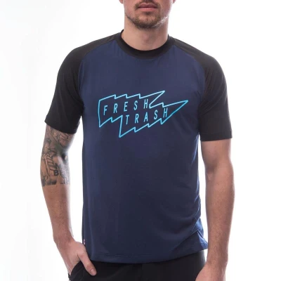Fresh Trash Men[39]s Horizon Short Sleeve Tee Marine/black pánské tričko