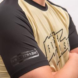 Fresh Trash Men[39]s Horizon Short Sleeve Tee Sand/black pánské tričko
