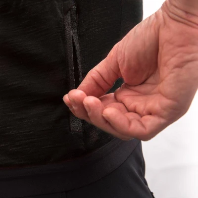 Fresh Trash Men[39]s Lite Merino Evo Jersey True Black pánský cyklodres