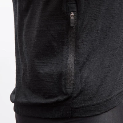 Fresh Trash Men[39]s Lite Merino Pocket Jersey Merlot Red/black pánsky cyklistický dres