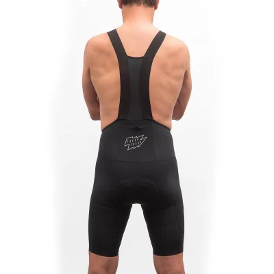 Fresh Trash Men[39]s Signature Bib Shorts Evo True Black pánské cyklošortky