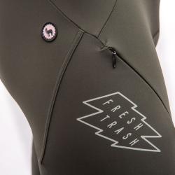 Fresh Trash Mens Signature Thermo Bib Pants Olive Green pánské cyklokalhoty
