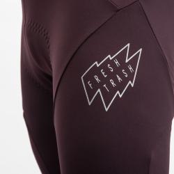 Fresh Trash Men[39]s Signature Thermo Bib Pants Port Red pánské cyklokalhoty
