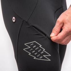 Fresh Trash Ft Mens Signature Thermo Bib Pants True Black pánské cyklokalhoty