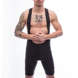 Fresh Trash Mens Signature Bib Shorts True Black pánské cyklošortky