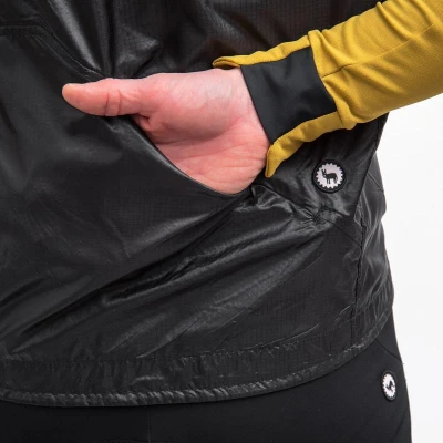 Fresh Trash FT UP PARACHUTE VEST TRUE BLACK pánská cyklovesta