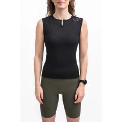 Fresh Trash Women[39]s Convert Jersey No Sleeve True Black dámsky nátelník