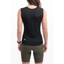 Fresh Trash Women[39]s Convert Jersey No Sleeve True Black dámsky nátelník