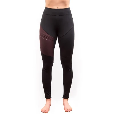 Fresh Trash FT WOMEN[39]S CROSS POINT PANTS TRUE BLACK/PORT RED dámské kalhoty