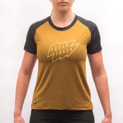 Fresh Trash Women[39]s Horizon Short Sleeve Tee Golden/black dámské tričko