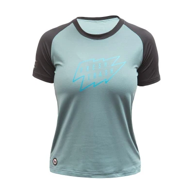 Fresh Trash Women's Horizon Short Sleeve Tee Mint/black dámské tričko Fresh Trash Women's Horizon Short Sleeve Tee Mint/black dámské tričko