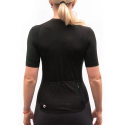 Fresh Trash WOMEN[39]S LITE MERINO JERSEY TRUE BLACK dámský cyklodres