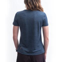 Fresh Trash Women[39]s Merino Tencel Logo Tee Blue dámský cyklodres