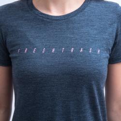 Fresh Trash Women[39]s Merino Tencel Logo Tee Blue dámský cyklodres