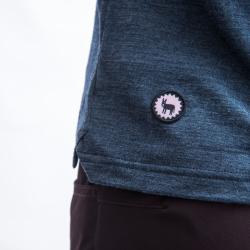 Fresh Trash Women[39]s Merino Tencel Logo Tee Blue dámský cyklodres