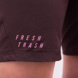 Fresh Trash Women[39]s Rider Shorts Port Red dámské cyklošortky
