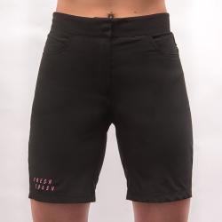 Fresh Trash Women[39]s Rider Shorts True Black dámské cyklošortky