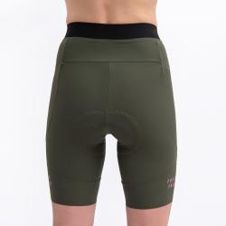 Fresh Trash Women[39]s Signature Shorts Olive Green dámské cyklošortky