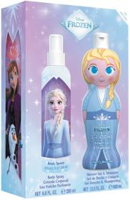 Frozen dárkový set tělový sprej 200ml + sprchový gel a šampon 2v1 1400ml