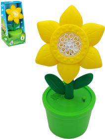 FRU BLU Bublifuk květina automatický s náplní 80ml na baterie Světlo