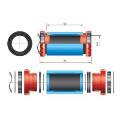 FSA středové složení Bb392evo/bsa 68/73