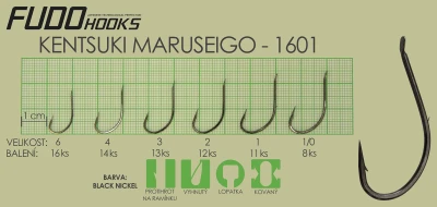 Fudo Hooks Maruseigo vel. 1 (bal. 11 ks) rybářský háček