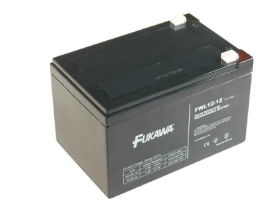 FUKAWA akumulátor FW 12-12 (12V 12Ah faston 6,3mm životnost 5let)