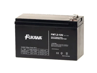 FUKAWA akumulátor FW 7,2-12 F2U (12V 7,2Ah faston F2-6,3mm životnost 5let) FUKAWA akumulátor FW 7,2-12 F2U (12V 7,2Ah faston F2-6,3mm životnost 5let)
