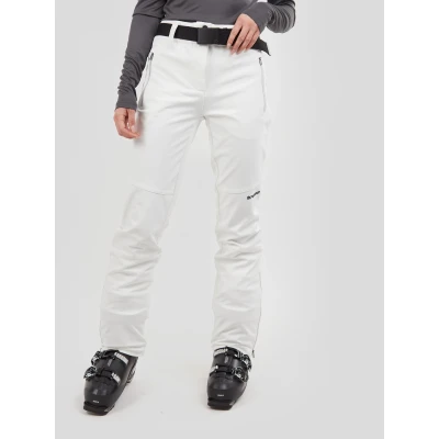 Fundango Galena Softshell Pants-100-white dámské lyžařské softshellové kalhoty