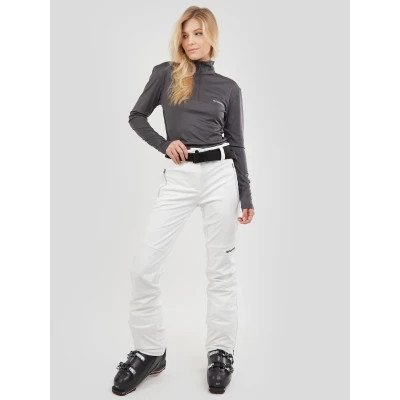 Fundango Galena Softshell Pants-100-white dámské lyžařské softshellové kalhoty
