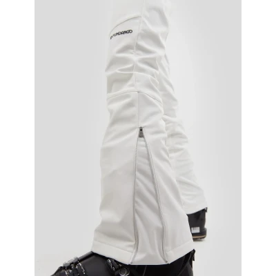 Fundango Galena Softshell Pants-100-white dámské lyžařské softshellové kalhoty