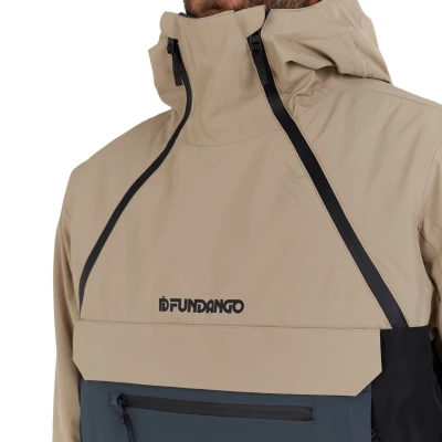 Fundango Hydra ECO Anorak-755- steel pánský lyžařský anorak