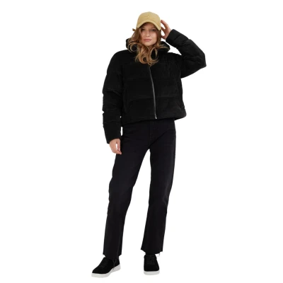 Fundango Lina Padded Jacket-890- black dámská zimní bunda