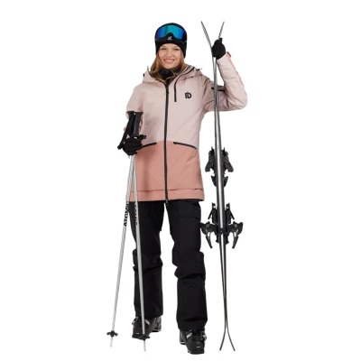 Fundango Nashua ECO 3L Allmountain Jacket-385- mauve dámská lyžařská bunda