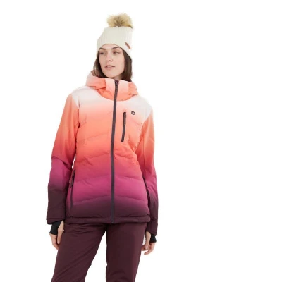 Fundango Pumila Padded Jacket-354-sugar coral 2QAD103 dámská lyžařská bunda