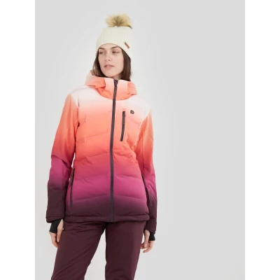 Fundango Pumila Padded Jacket-354-sugar coral 2QAD103 dámská lyžařská bunda