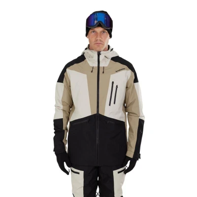 Fundango Rigel ECO 3L Jacket-610- sand pánská lyžařská bunda
