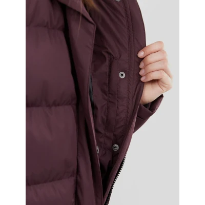 Fundango Sabina Padded Jacket-398-aubergine dámská zimní bunda