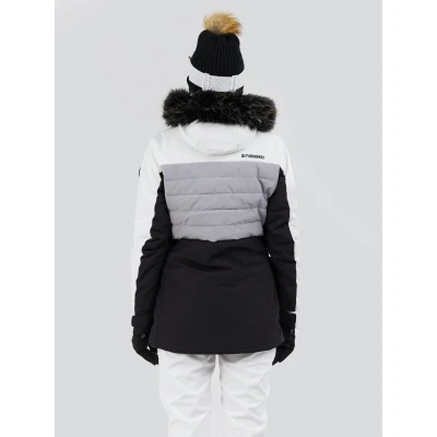 Fundango Salina Padded Jacket-100-white dámská lyžařská bunda