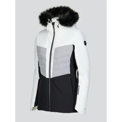 Fundango Salina Padded Jacket-100-white dámská lyžařská bunda
