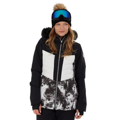 Fundango Salina Padded Jacket-982- grey glacier dámská lyžařská bunda