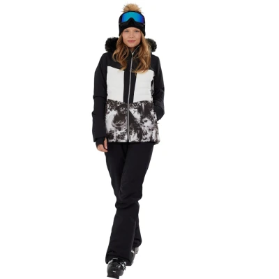 Fundango Salina Padded Jacket-982- grey glacier dámská lyžařská bunda