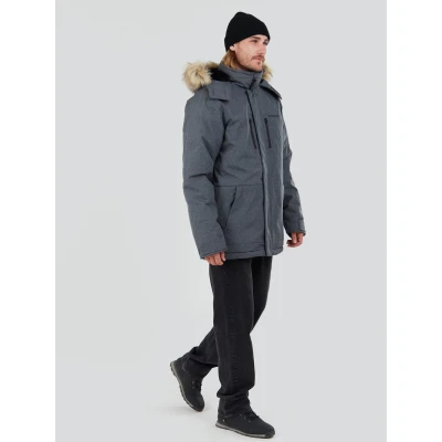 Fundango Spirit Parka Jacket-745-grey heather pánská zimní parka