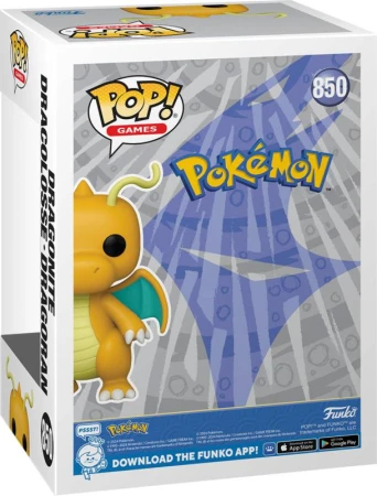 FUNKO Pop! Games Pokémon S8 Dragonite figúrka plastová 850