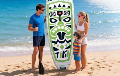 Funwater SUP SUPFW05D Tiki 3,2m (zelená) paddleboard set